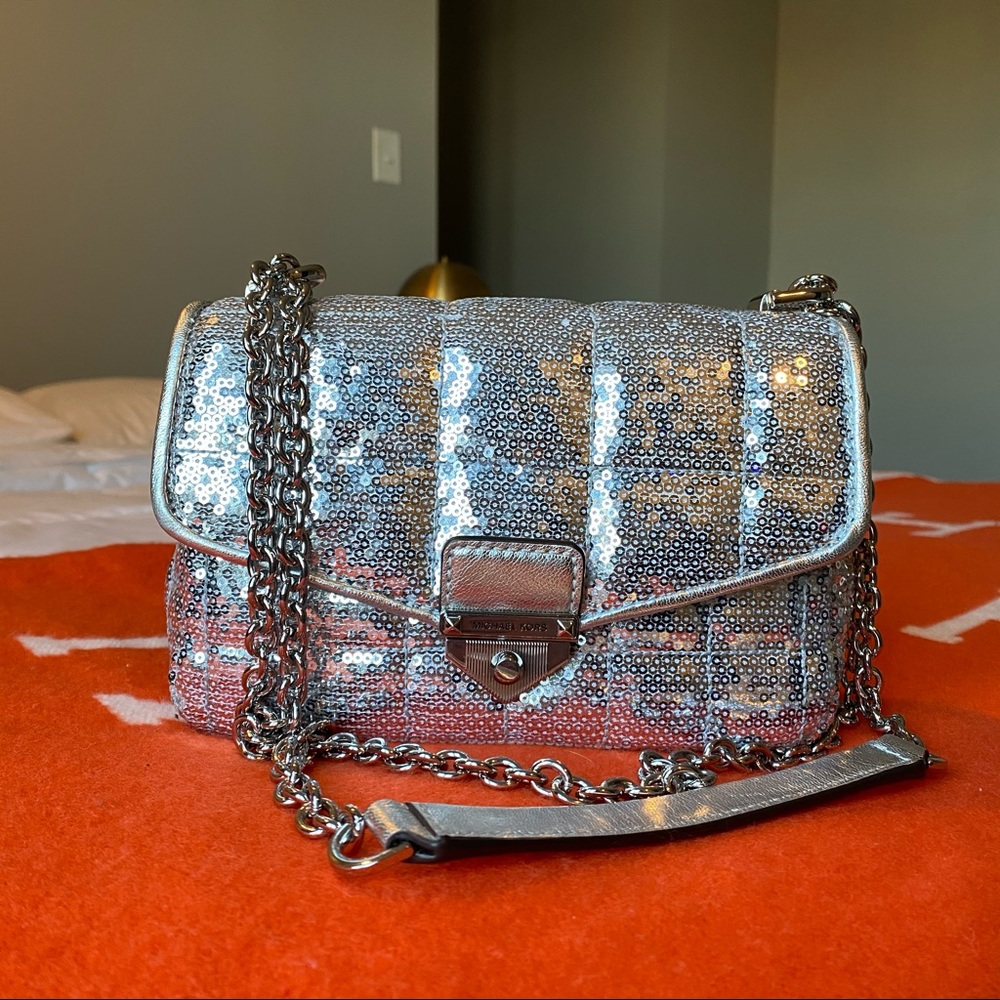 MICHAEL KORS SoHo Small Sequin Quilted Bag